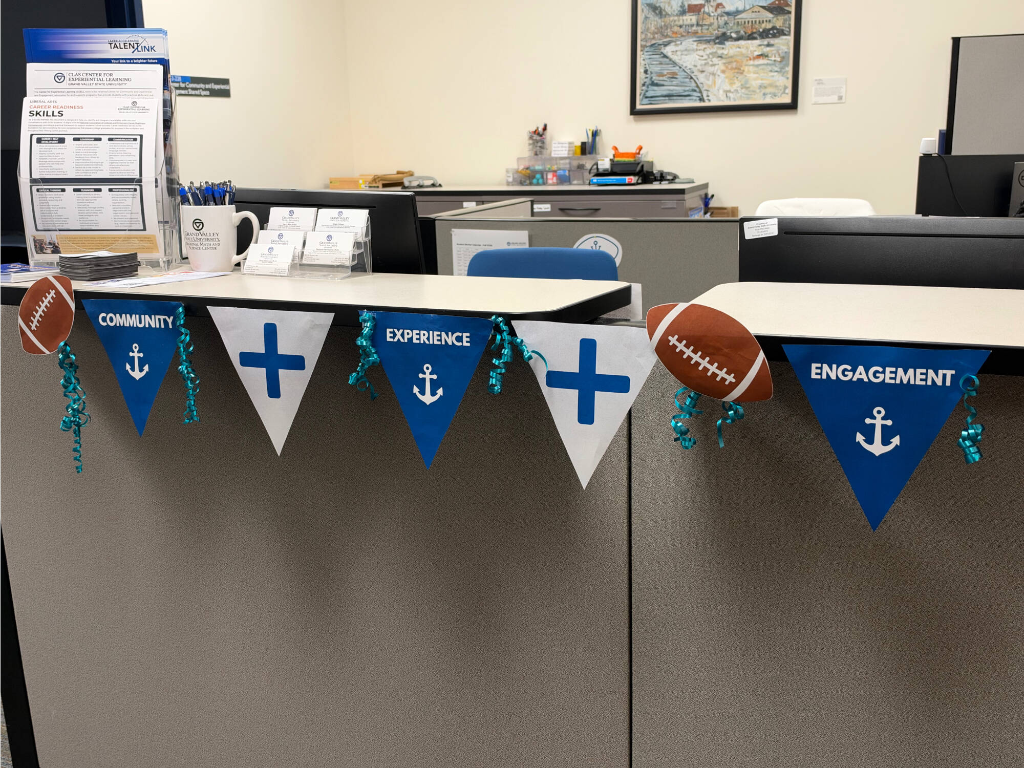 Photo of homecoming decorations